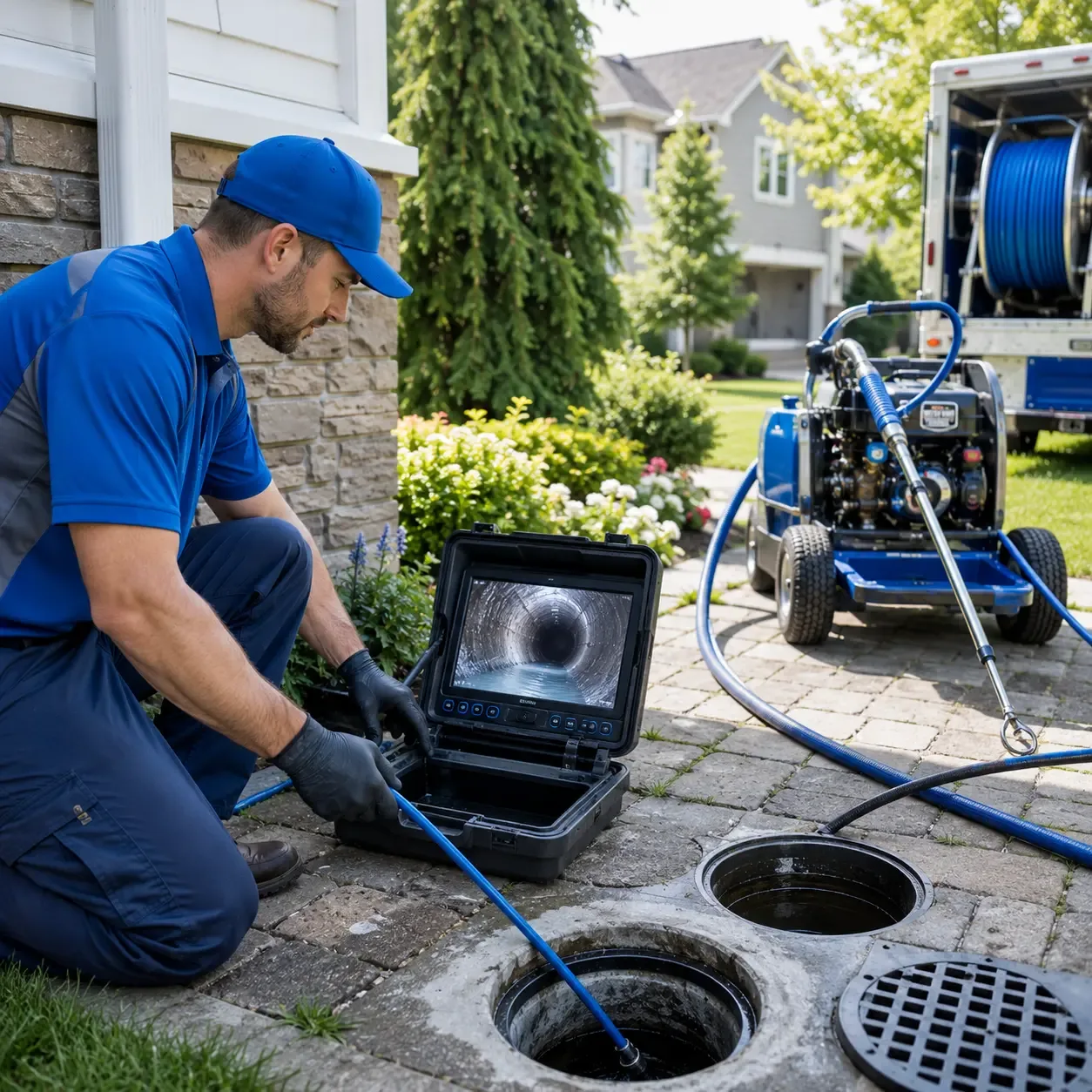 Outdoor drain cleaning professionals serving Millers Creek, NC
